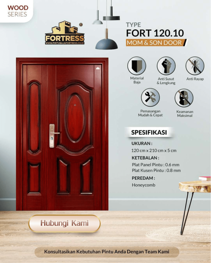 pintu baja 2 pintu