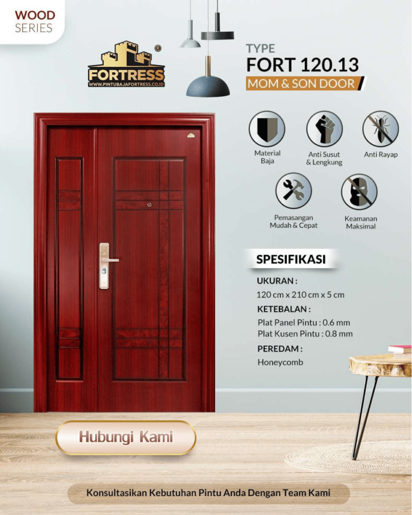 pintu baja 2 pintu